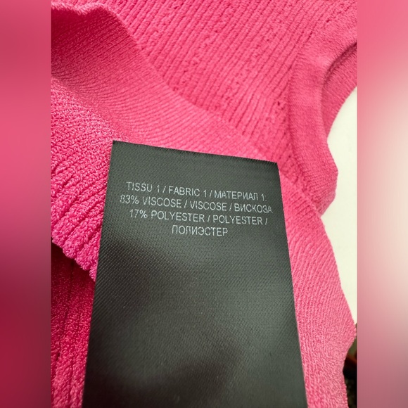 Pink Balmain ribbed top - Picture 6 of 7